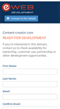 Mobile Screenshot of content-creator.com